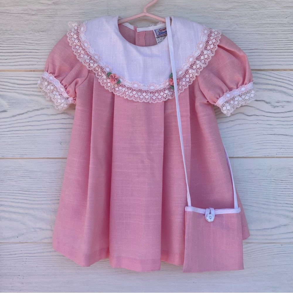 Vintage Sweet Liberty Dress & Matching Purse  Size 3T